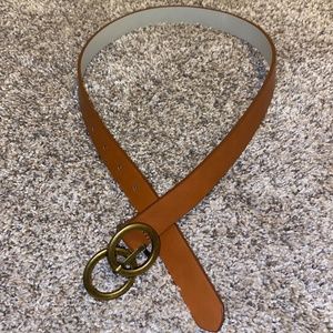 Women’s Double Buckle Brown Belt